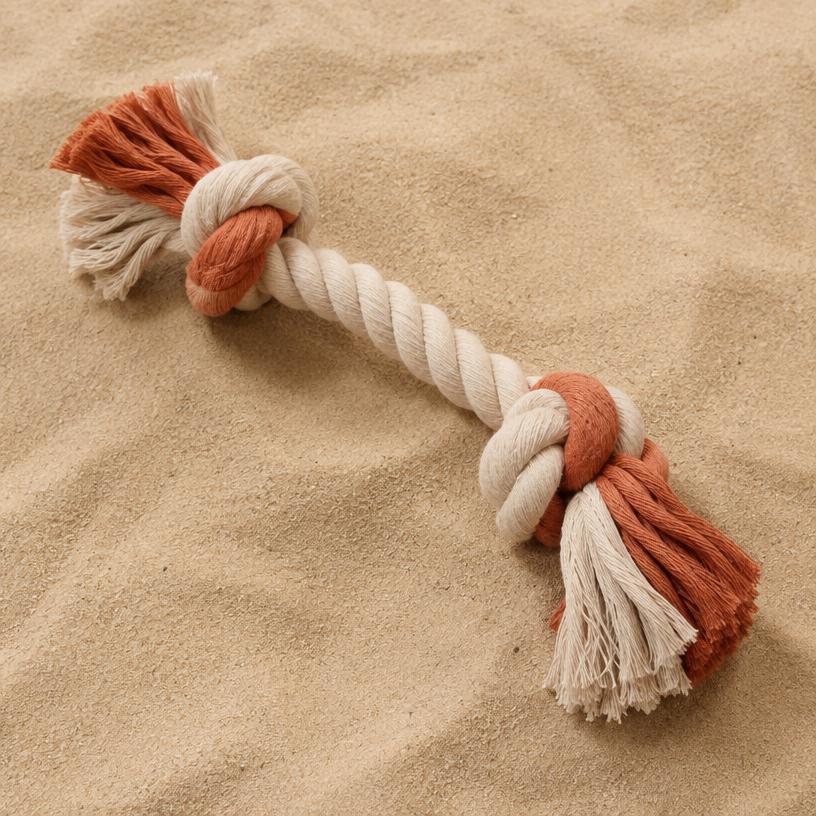 Knotted Cotton Rope Toy